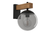 Lampy - EGLO BUFALATA wall lamp black/brown - 900671