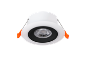 Lampy - EGLO CALONGE recessed light  black/white - 900914