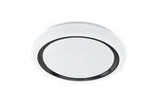 Lampy - EGLO CAPASSO ceiling lamp black/white - 900149