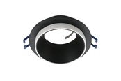 Lampy - EGLO CAROSSO INDBYG. GU10 Ø93 SORT/HVID - 900453