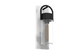 Lampy - EGLO CARRARO wall light  grey black - 900286