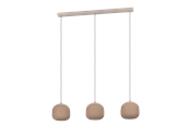 Lampy - EGLO COMINIO long table pendant taupe/sand - 900894