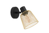 Lampy - EGLO COSLADA spot black/brass - 900693