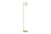 Lampy - EGLO ESCANDELL floor lamp brushed brass - 900735