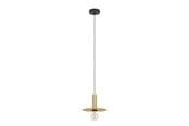 Lampy - EGLO ESCANDELL pendant black/brushed brass - 900731