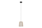 Lampy - EGLO FATTORIA pendant light natural/white/black - 900902