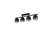 Lampy - EGLO FILAGO ceiling lamp 4L black/brown - 900185
