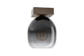 Lampy - EGLO FILAGO ceiling lamp black/brown - 900825