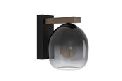 Lampy - EGLO FILAGO wall lamp black/brown - 900826