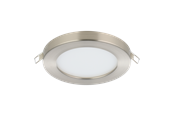 Lampy - EGLO FUEVA FLEX recessed spot Ø117 mm 4000K brushed steel - 900936