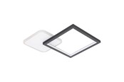 Lampy - EGLO GAFARES ceiling lamp with remote control 330x330 mm 3000-6500K white/black - 900422