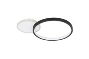 Lampy - EGLO GAFARES ceiling lamp with remote control 450x290 mm 3000-6500K white/black - 900421