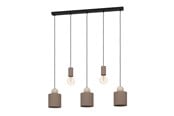Lampy - EGLO Gazzola mocha-coloured sandy - 900346