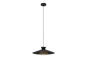 Lampy - EGLO GRIZEDALE pendant black/brass - 43885