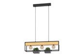 Lampy - EGLO Libertad 1 black brown - 900349