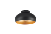 Lampy - EGLO MOGANO 2 ceiling lamp Ø280 mm black/gold - 900554