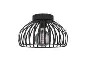 Lampy - EGLO MOGANO 3 ceiling lamp Ø280 mm black - 900792