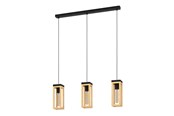 Lampy - EGLO Nafferton black brown - 43744
