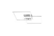 Lampy - EGLO PALMAVES 1 wall/ceiling lamp with remote control brushed steel - 75538