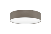 Lampy - EGLO PASTERI ceiling lamp Ø570 mm taupe - 97612
