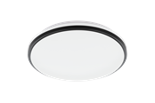 Lampy - EGLO PINETTO ceiling lamp Ø340 mm 4000K IP44 white/black - 900366