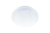Lampy - EGLO POGLIOLA-S ceiling lamp Ø260 mm LED 12W 1250lm 4000K white/crystal effect - 75504