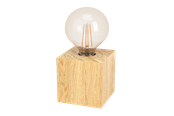Lampy - EGLO PRESTWICK 2 table lamp brown wood - 43733