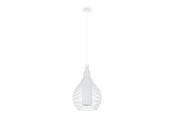 Lampy - EGLO RAZONI 1 pendant white - 900829