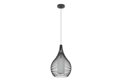 Lampy - EGLO RAZONI 1 pendant black/white - 900828