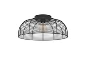 Lampy - EGLO ROUNDHAM pendant lamp Ø450 mm black/brushed brass - 43964