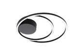 Lampy - EGLO RUOTALE ceiling lamp 3000K black - 900471