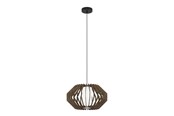 Lampy - EGLO RUSTICARIA pendant lamp brown/white - 900386