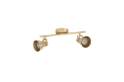 Lampy - EGLO SERAS spot rail 2L brushed brass/gold - 900171