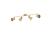 Lampy - EGLO SERAS spotlight rail 4L brushed brass/gold - 900173