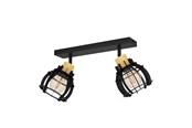 Lampy - EGLO Stillington 1 black brown - 43927