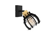 Lampy - EGLO Stillington 1 black brown - 43926