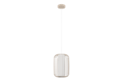 Lampy - EGLO TERRAROSA pendant lamp Ø240 mm sand/white - 900866