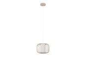 Lampy - EGLO TERRAROSA pendant Ø285 mm sand/white - 900867