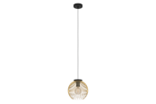 Lampy - EGLO VENEZUELA pendant black/gold - 900166
