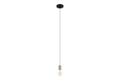 Lampy - EGLO YORTH pendant suspension stainless steel - 43802