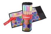 Materialy hobbystyczne - STABILO ARTY Rollerset of 25 pens - 201094