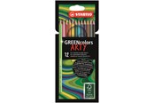 Materialy hobbystyczne - STABILO ® Arty GREENcolors FSC®-certified colored pencil cardboard wallet of 12 pens - 208704
