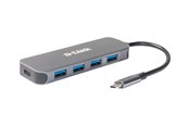 USB hub - D-Link DUB-2340 - hub - 5 ports USB hub - 5 - Szary - DUB-2340