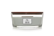 Dekoracje - WoodWick Scented candle with wooden lid - Lavender & Cedar - 1666260E
