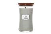 Dekoracje - WoodWick Scented candle with wooden lid - Lavender & Cedar - 1666272E