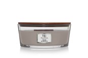 Dekoracje - WoodWick Scented candle with wooden lid - Fireside - 76106E