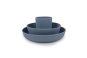 Akcesoria dla niemowlat - Filibabba Silicone dinner set - Powder Blue - FI-SI015
