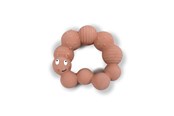 Zabawki dla niemowlat - Filibabba Teether - Lily the larva Peach - FI-PT040