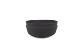 Akcesoria dla niemowlat - Filibabba Silicone bowl 2-pack - Stone Grey - FI-SI007