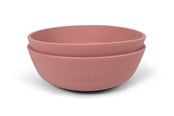 Akcesoria dla niemowlat - Filibabba Silicone bowl 2-pack - Rose - FI-02274